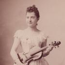 Nettie Carpenter with violin